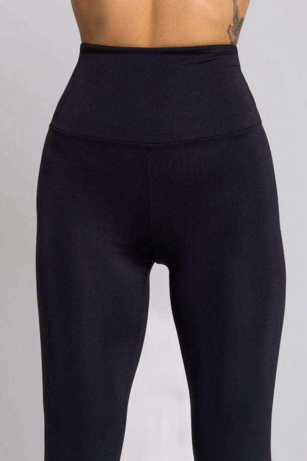 2GATUNEK Legginsy HIGH wysoki stan - czarny 3