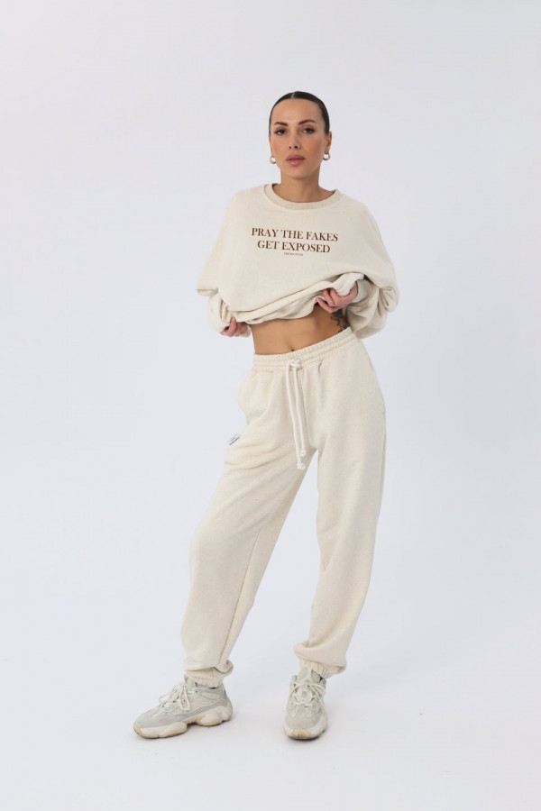 Bluza damska oversize PRAY - len 5