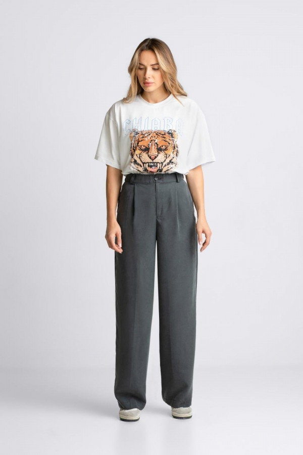 T-shirt oversize ROAR - biały 6