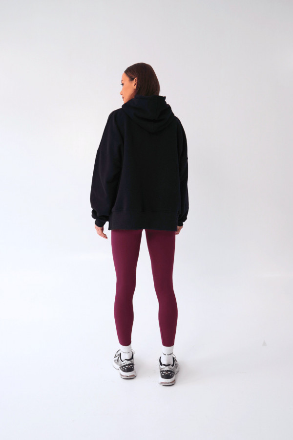 Bluza damska kaptur ROAR - czarny 2