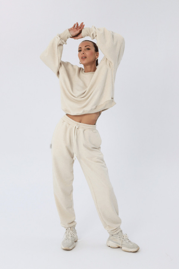 Bluza damska oversize - len 6
