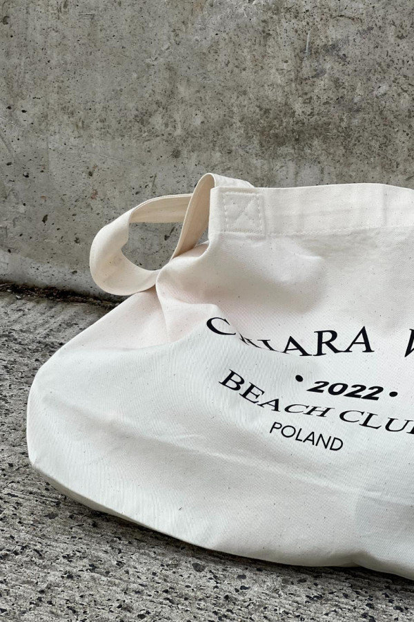 Torba TOTE plażowa BEACH CLUB - beżowy 3