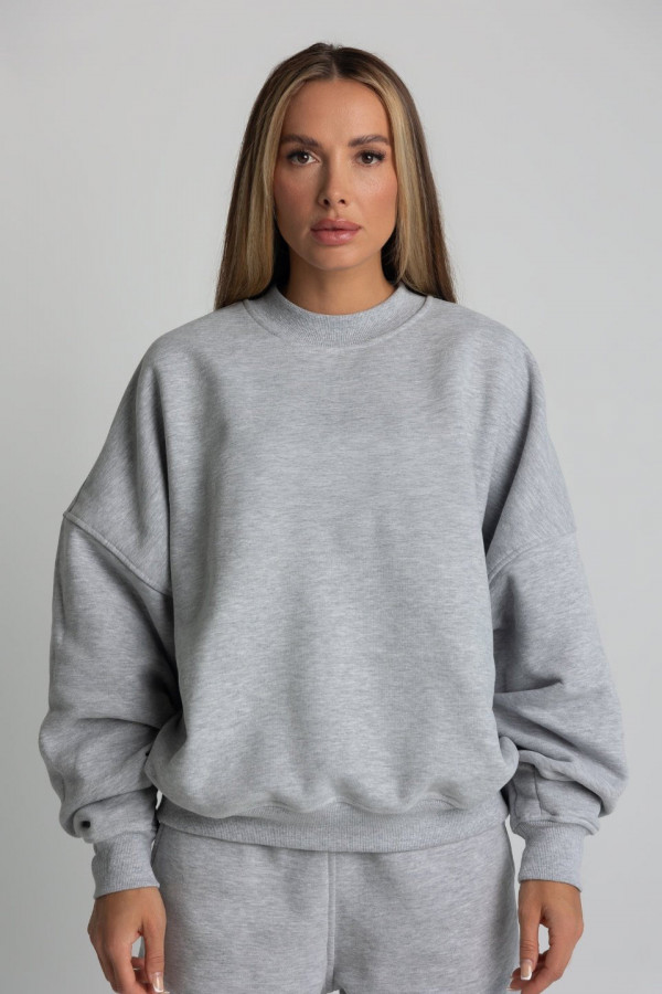 Bluza oversize - szary
