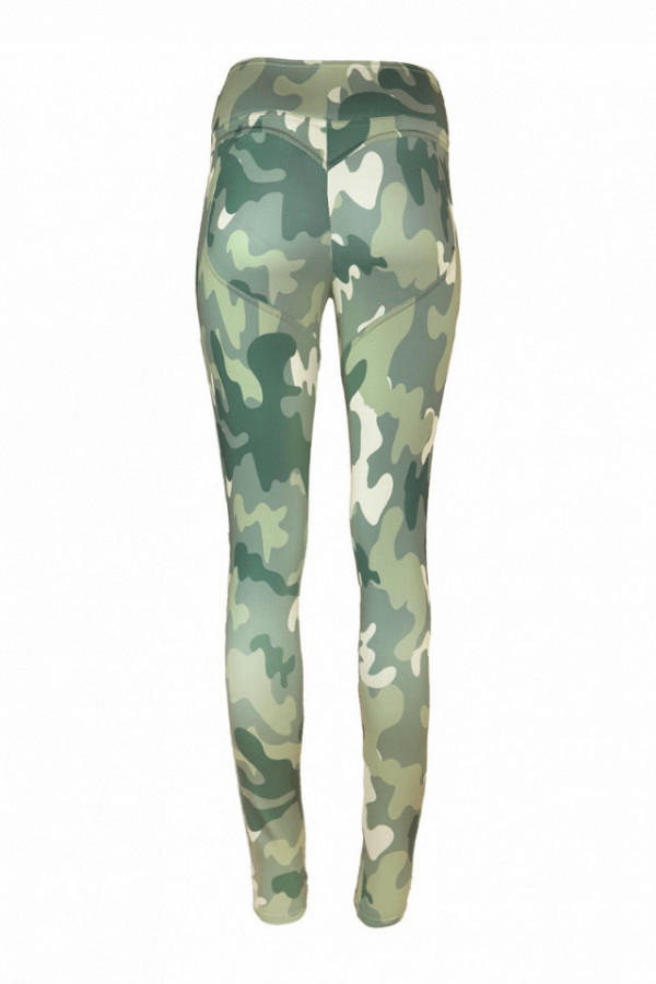Legginsy PUSH UP - moro 2