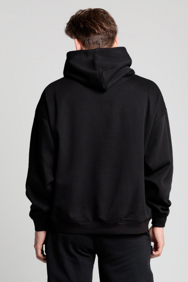 Bluza męska hoodie SNEAKY - czarny 3