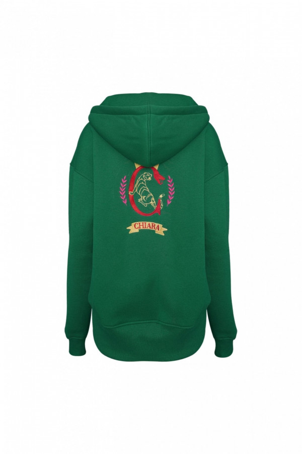 Bluza SNAKE ZIPPER - zielony 4