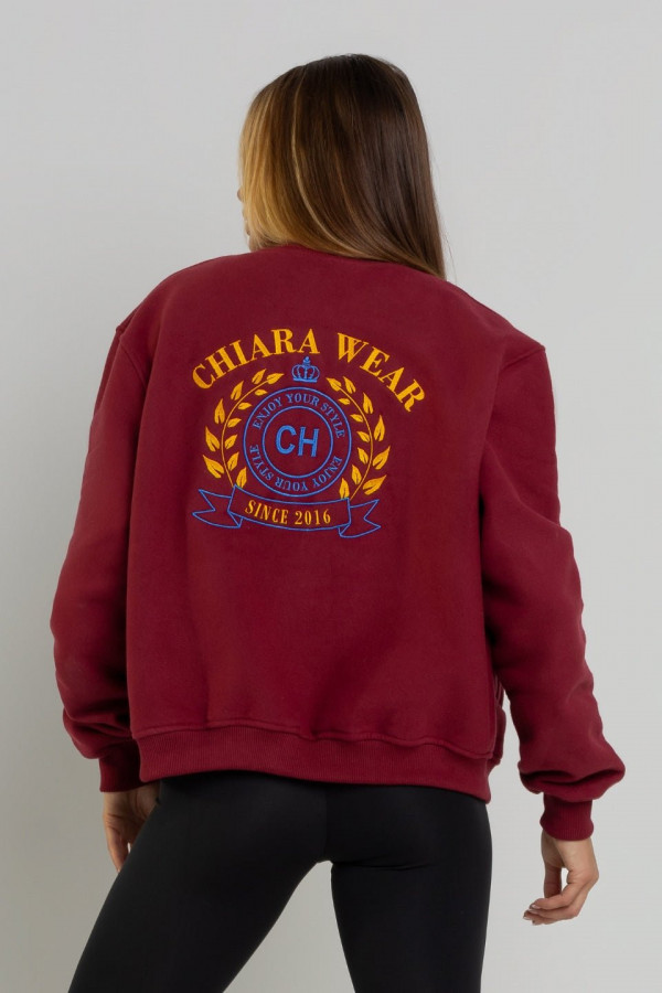 Bejsbolówka haft OLD SCHOOL - viva magenta