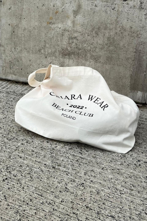 Torba TOTE plażowa BEACH CLUB - beżowy 2