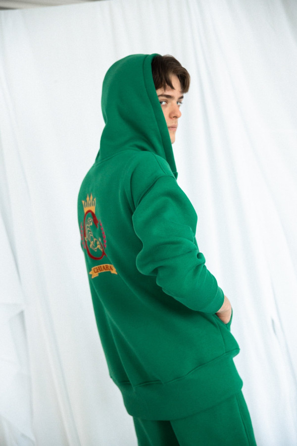 Bluza SNAKE ZIPPER - zielony 3