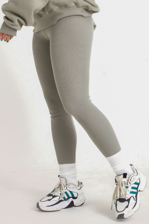 Legginsy push-up OLIVE - oliwkowy 4