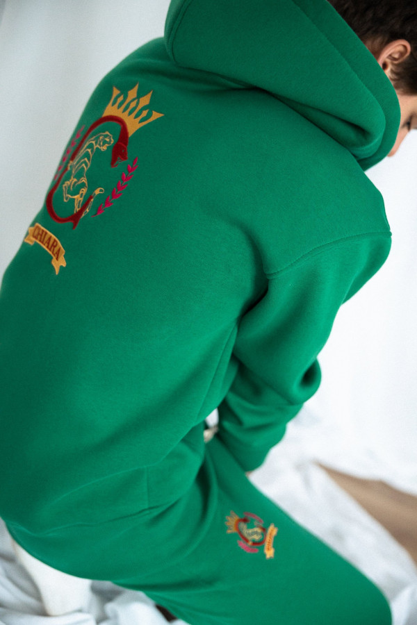 Bluza SNAKE ZIPPER - zielony 2