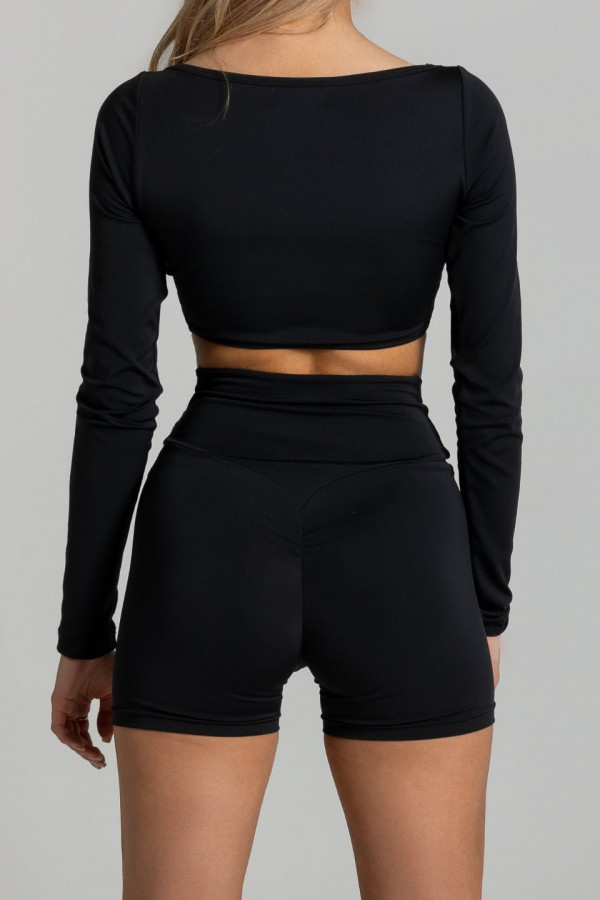 Szorty typu biker X push-up - czarny 2