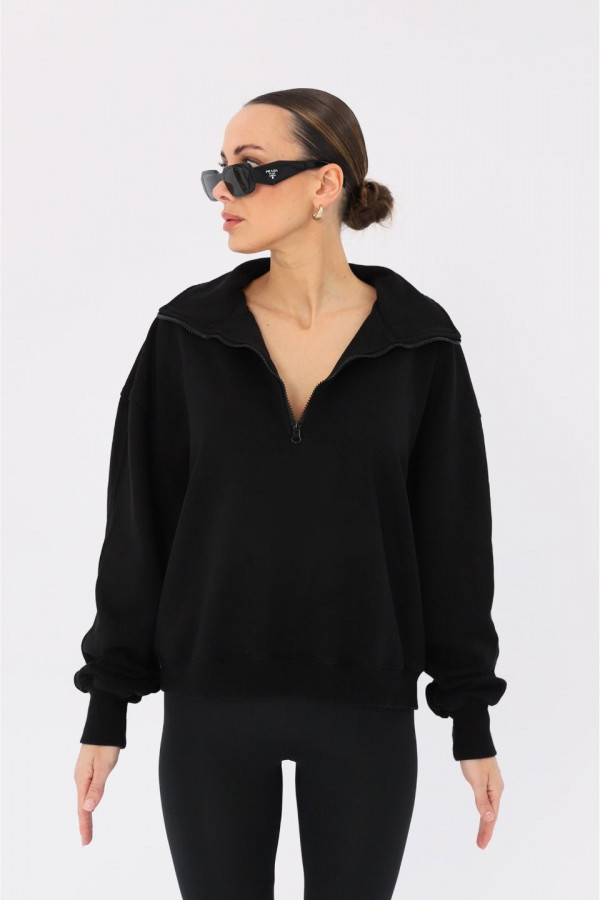 Bluza damska POLO - czarny