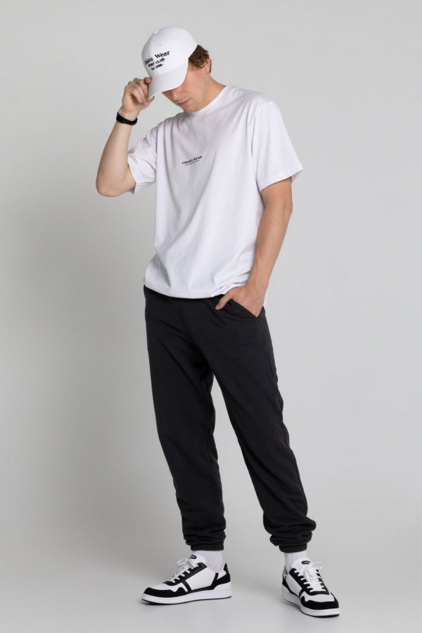 T-shirt bawełna z recyklingu oversize INTUITION - biały 4