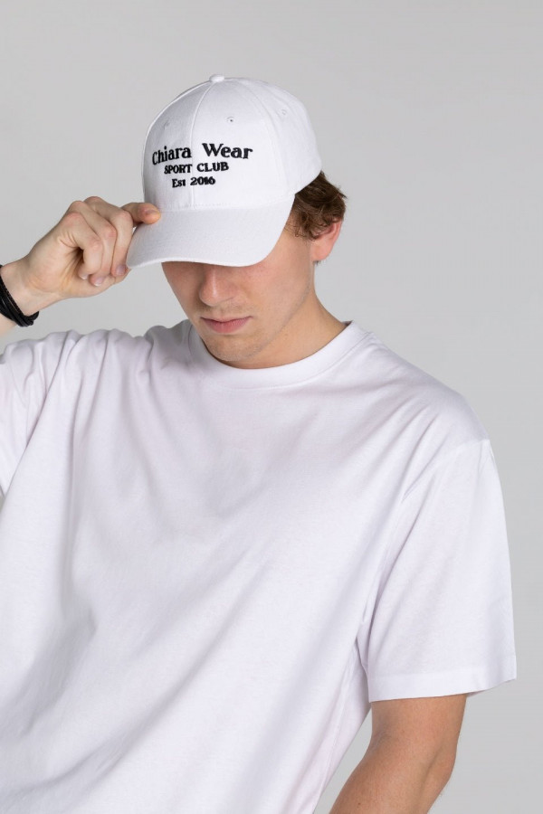 T-shirt bawełna z recyklingu oversize - biały 3