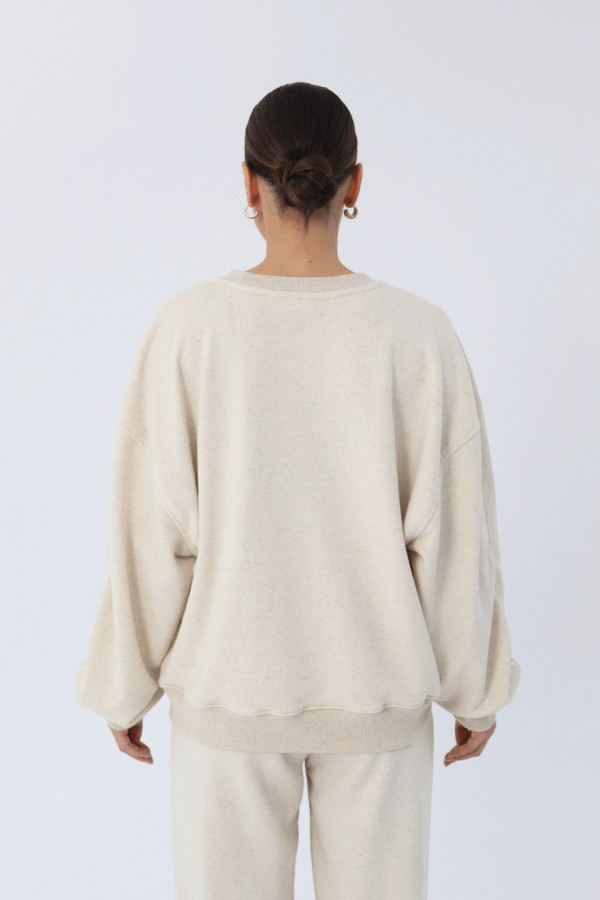Bluza damska oversize - len 1