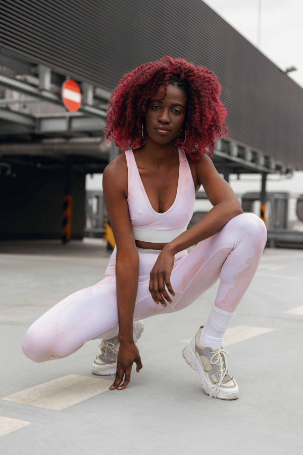 Legginsy PENNY - marmur 2