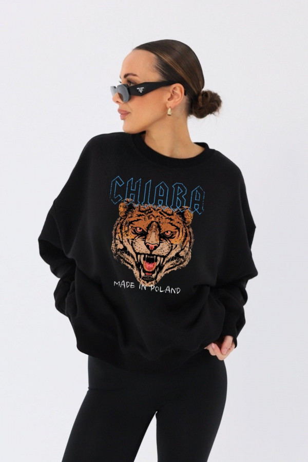 Bluza damska oversize ROAR - czarny