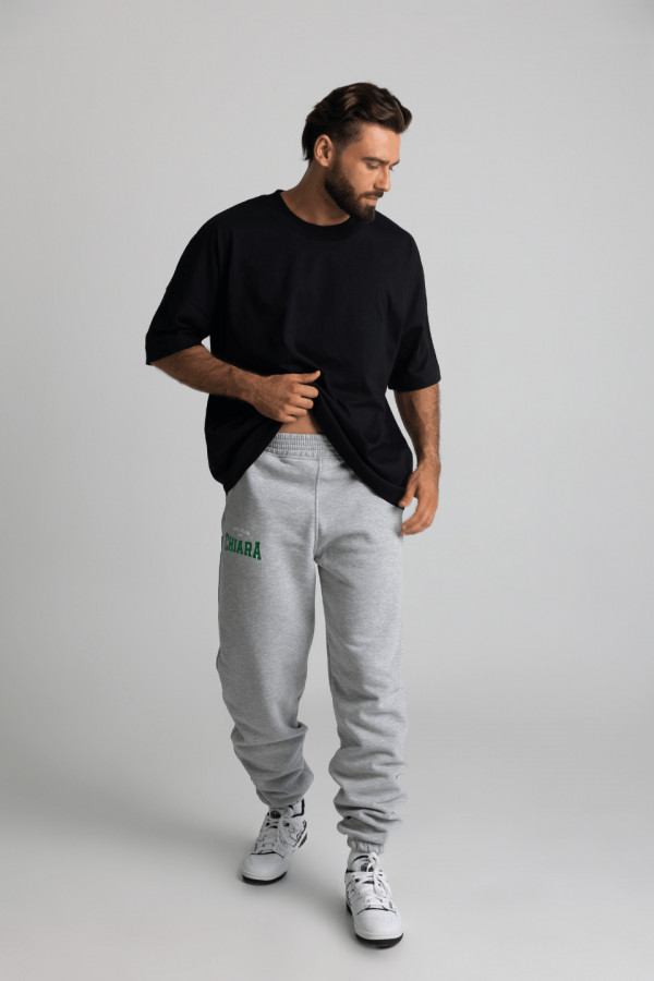 T-shirt męski oversize UNISEX - czarny 1