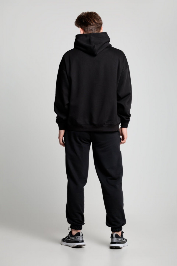 Bluza męska hoodie SNEAKY - czarny 2