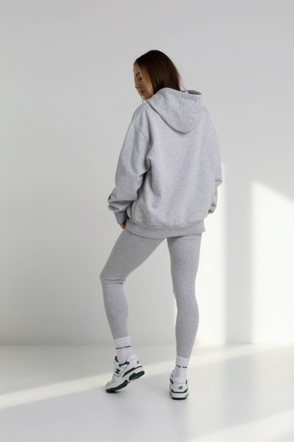 Legginsy push-up - jasny shary 6