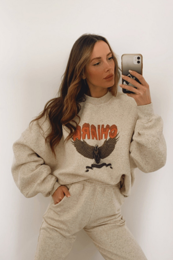 Bluza damska oversize EAGLE - len 6