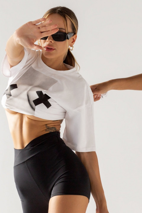 Szorty typu biker X push-up - czarny 1
