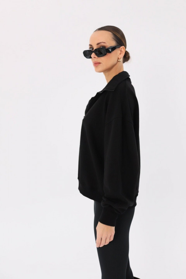 Bluza damska POLO - czarny 2
