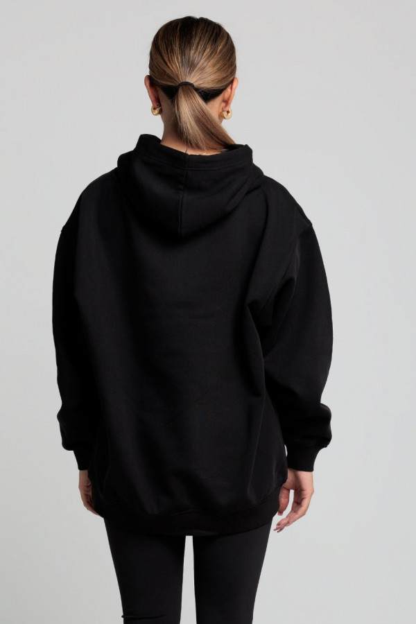 Bluza damska hoodie CHERRY - czarny 2