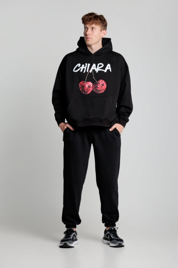 Bluza męska hoodie CHERRY - czarny 3